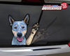 Blue Heeler "Shiloh" Waving Dog WiperTags