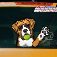 Ike the Waving Boxer WiperTags
