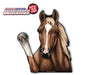 Brown Horse Waving WiperTags