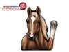 Brown Horse Waving WiperTags