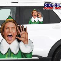 Elf  *RIDE A LONG* Perforated Decal