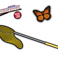 Butterfly Catcher Net WiperTag with Butterfly Decal