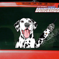 Pepper the Dalmatian Dog Waving WiperTags