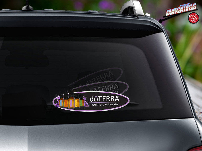 dōTERRA Wellness Advocate WiperTags attach to rear wiper blade or