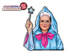 Fairy Godmother Waving Wand WiperTag with Decal