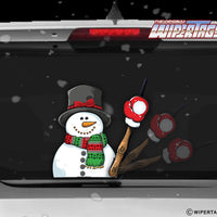 Flakes the Snowman WiperTag