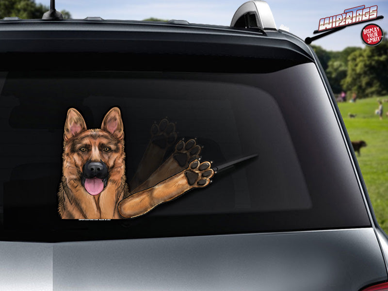 German shepherd car decal sale