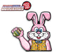 Jelly Bean the Bunny (vest) WiperTag with Decal