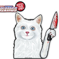 Killer Kitty with a Knife WiperTags