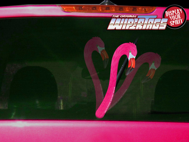 Pink Flamingo WiperTags