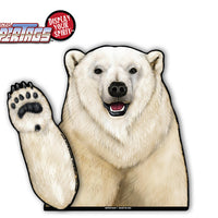 Polar Bear Waving WiperTags