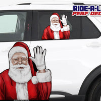Real Santa Claus  *RIDE A LONG* Perforated Decal