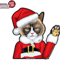 Santa Paws Grinch Kitty WiperTags