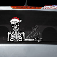 Santa Skully * HOLIDAY * Waving Skeleton