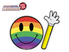 Have a Nice Day Rainbow Smiley WiperTags