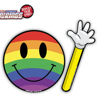 Have a Nice Day Rainbow Smiley WiperTags