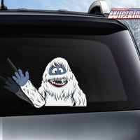 Abominable Snow Beast Waving WiperTag with Decal