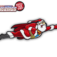 Flying Super Santa WiperTags