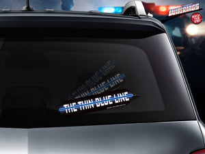 Thin Blue Line *Reflective* WiperTags