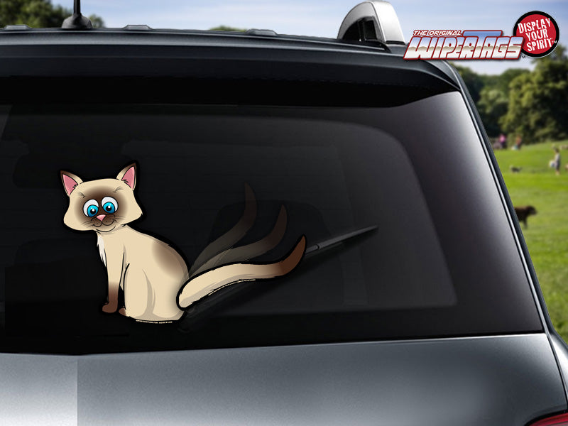 Otis The Bulldog WiperTags With Window Decal - Universal Rear Wiper Decor For Cars, Trucks & SUVs - View #7