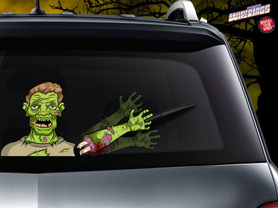 Halloween Horror Series Autocollants de voiture Autocollant de pare-brise  arrière Décalque Auto Décor Essuie-glace Waving Wiper Sticker Car Styling  Arrière Vitre Arrière Essuie-glace Autocollant