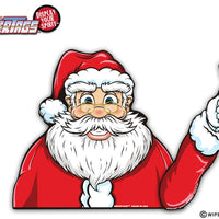 Bell Waving Santa Claus WiperTag