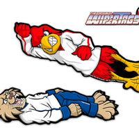 Cardinals vs Wildcats Wrestling  (Card WT) WiperTags